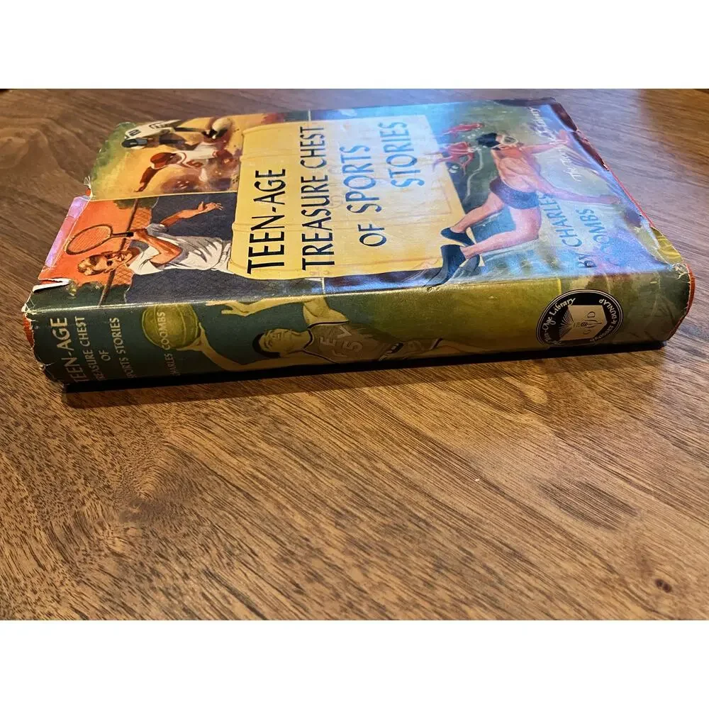 Teen-Age Treasure Chest of Sports Stories Charles Coombs‎ Vintage HC